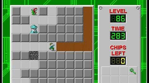 CCLP2 level 86 solution - 249 seconds