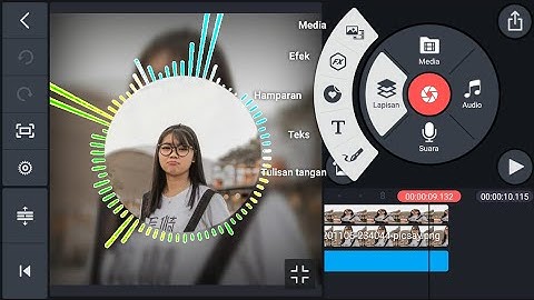 Tutorial Edit 3d Audio Spectrum kekinian Di KineMaster