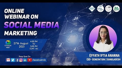 Social Media Marketing | IEEE BUBT STUDENT BRANCH