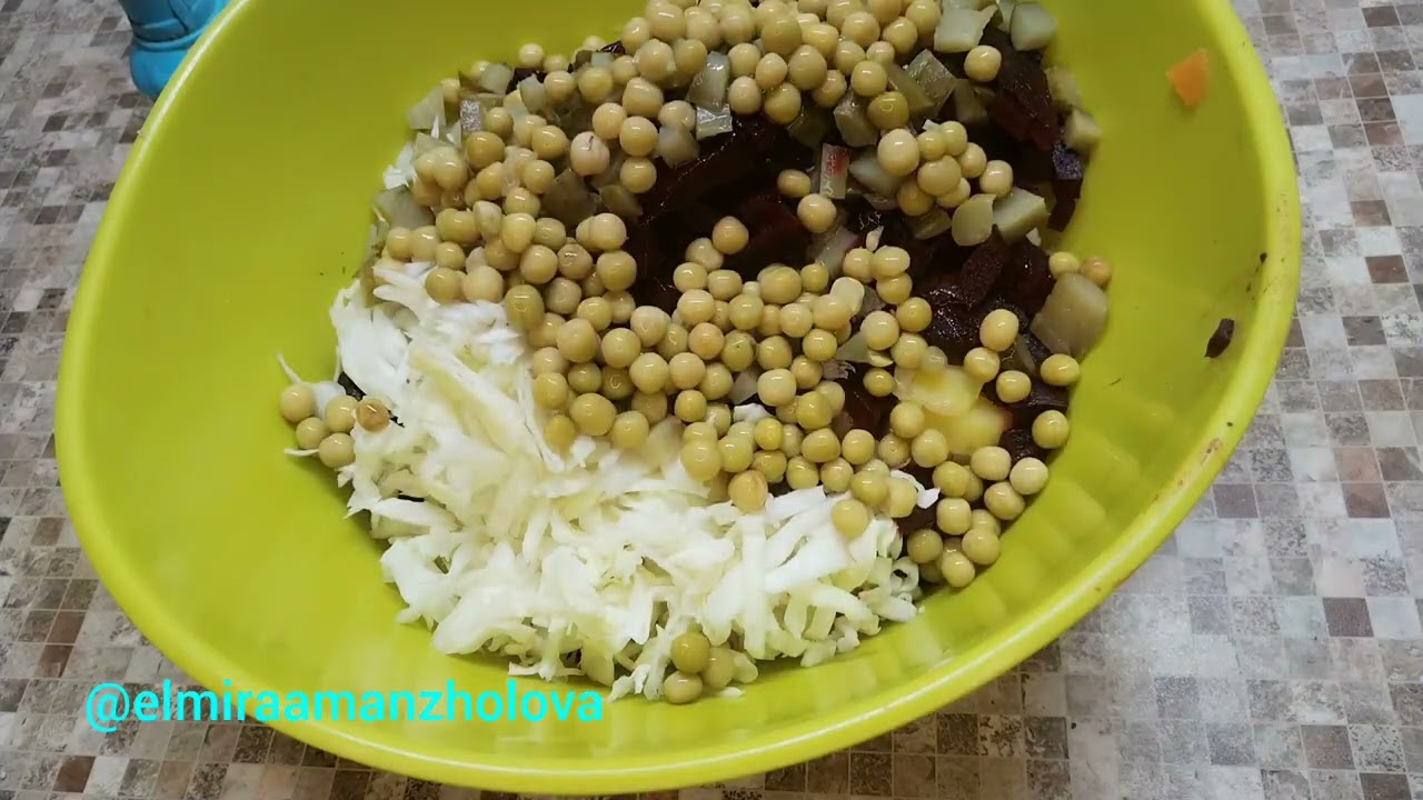 Винегрет салаты. 