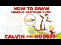 Step by step comic strip calvin and hobbes drawing lesson