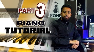 Amharic Piano Tutorial Part #3 - Hanan finger exercise 1 (RONEL)