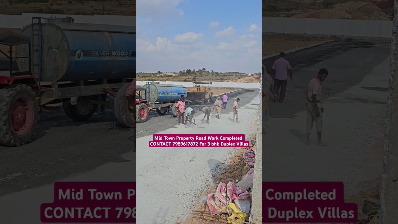 Mid Town Road Work | 3 Bhk duplex Homes Sale in Hosur 📞 7989617872 Tvs Company Near