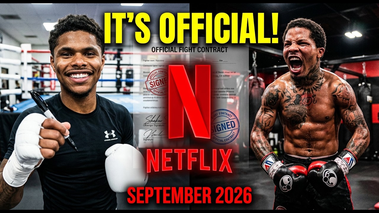 Gervonta Davis vs Shakur Stevenson Signed  Netflix Boxing September 2026