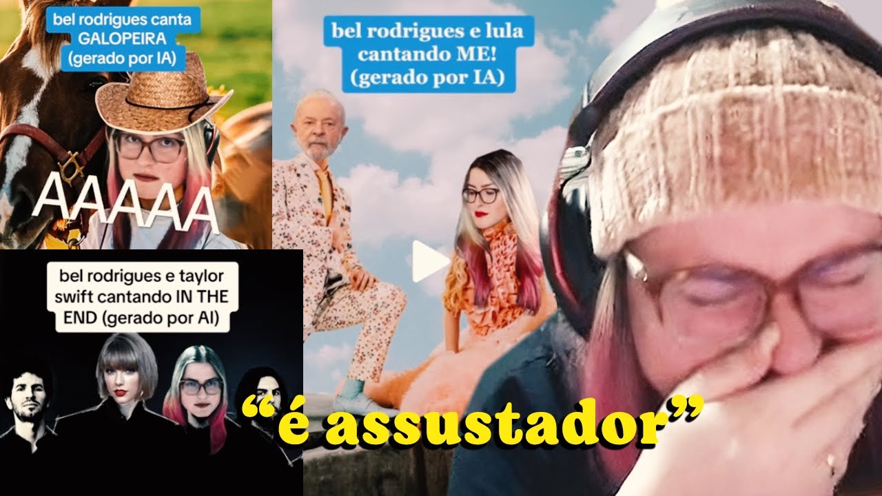 USARAM INTELIGÊNCIA ARTIFICIAL PARA ME FAZER CANTAR | Cortes da Bel