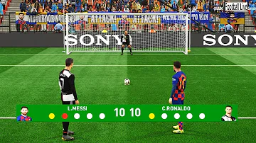 PES 2019 | Penalty Shootout | Team Messi vs Team Ronaldo