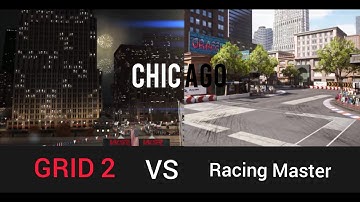 Track Comparison||Chicago||GRID 2 VS Racing Master
