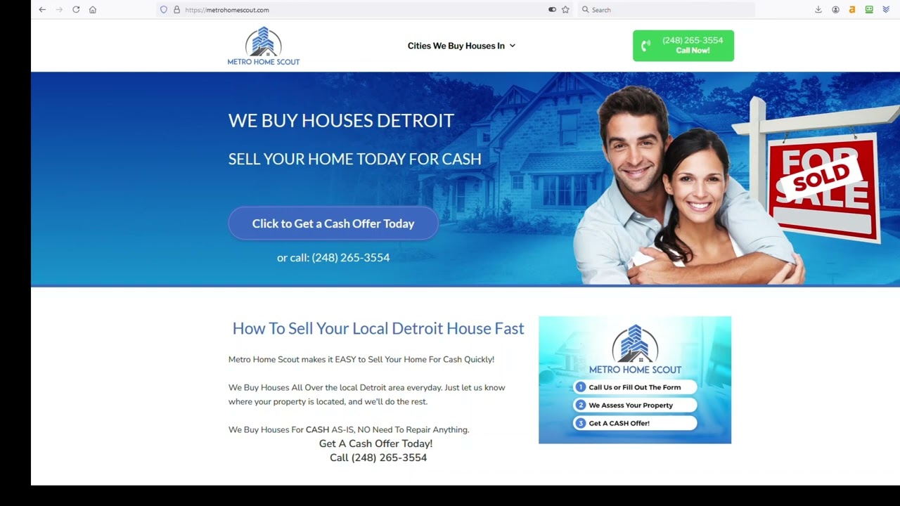 We Buy Houses In Detroit | Cash Home Buyers in Michigan