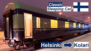 Finnish Night Train Helsinki - Kolari in Classic Sleeping Car (part 1: Helsinki - Tampere - Oulu)