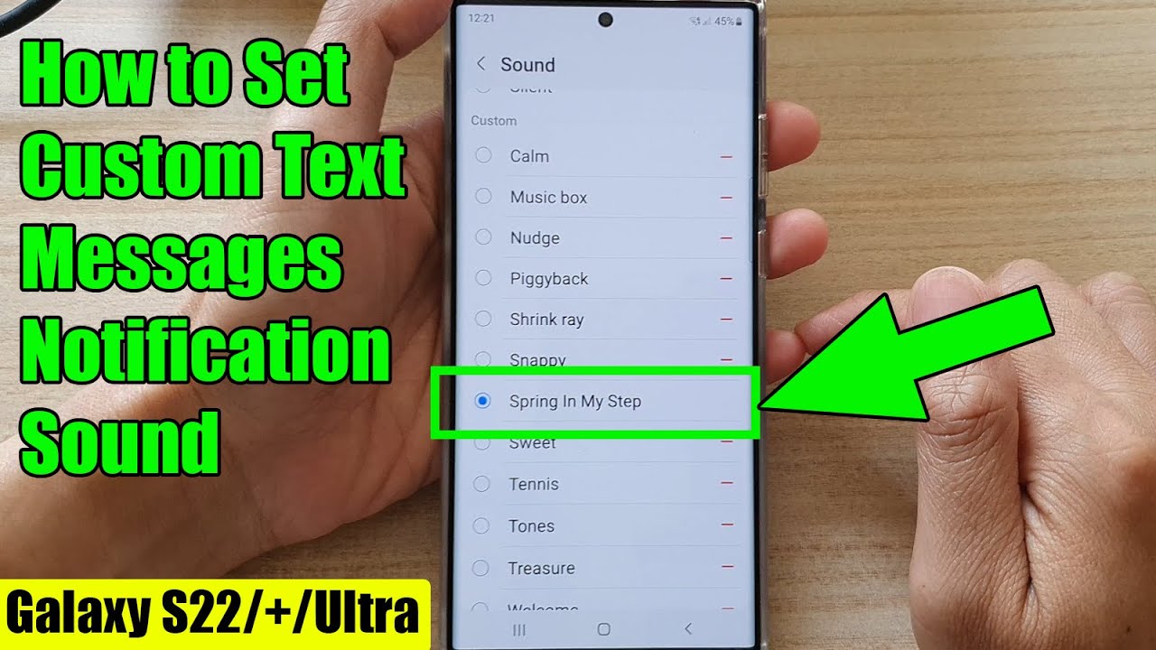 How Do I Set a Custom Ringtone for Text Messages on My Android  