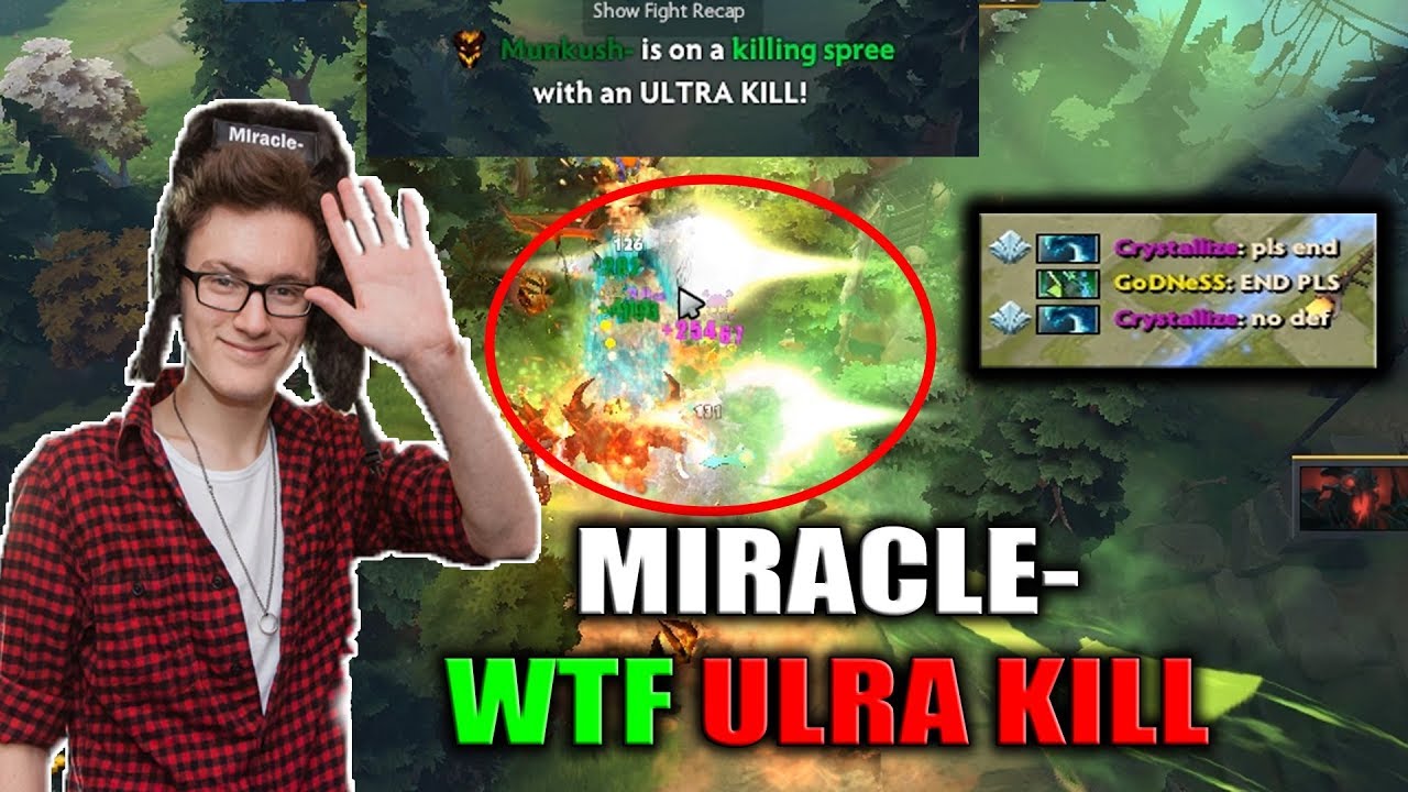 Miracle- Shadow Fiend Mati Bisa Dapet Ultra KILL !! vs Crystallize
