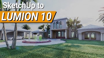 SketchUp To Lumion 10 Exterior Villa Render Workflow