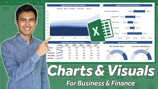 awesome excel charts & visuals | for business & finance professionals