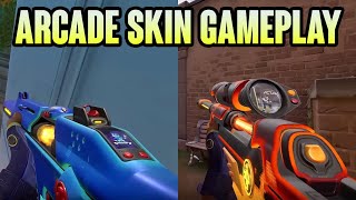 THE NEW ARCADE SKINS ARE INTERESTING - Valorant Radiant Entertainment System Skins