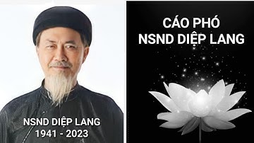 Nghệ sĩ NSND Diệp Lang qua đời