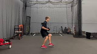 Throwing Drill: How to Improve Pitching Mechanics & Velocity [P2 Lateral Bound Hinge Hop Throw]