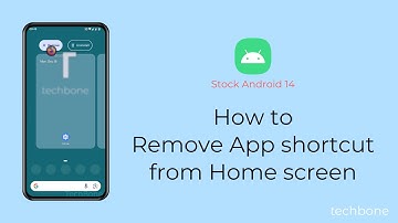 How to Remove App shortcut from Home screen [Android 14]