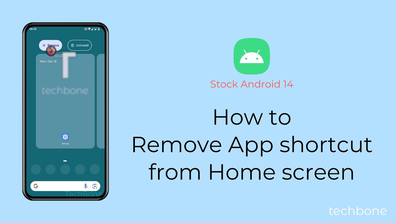 How To Remove App Shortcut From Home Screen Android 14 YouTube