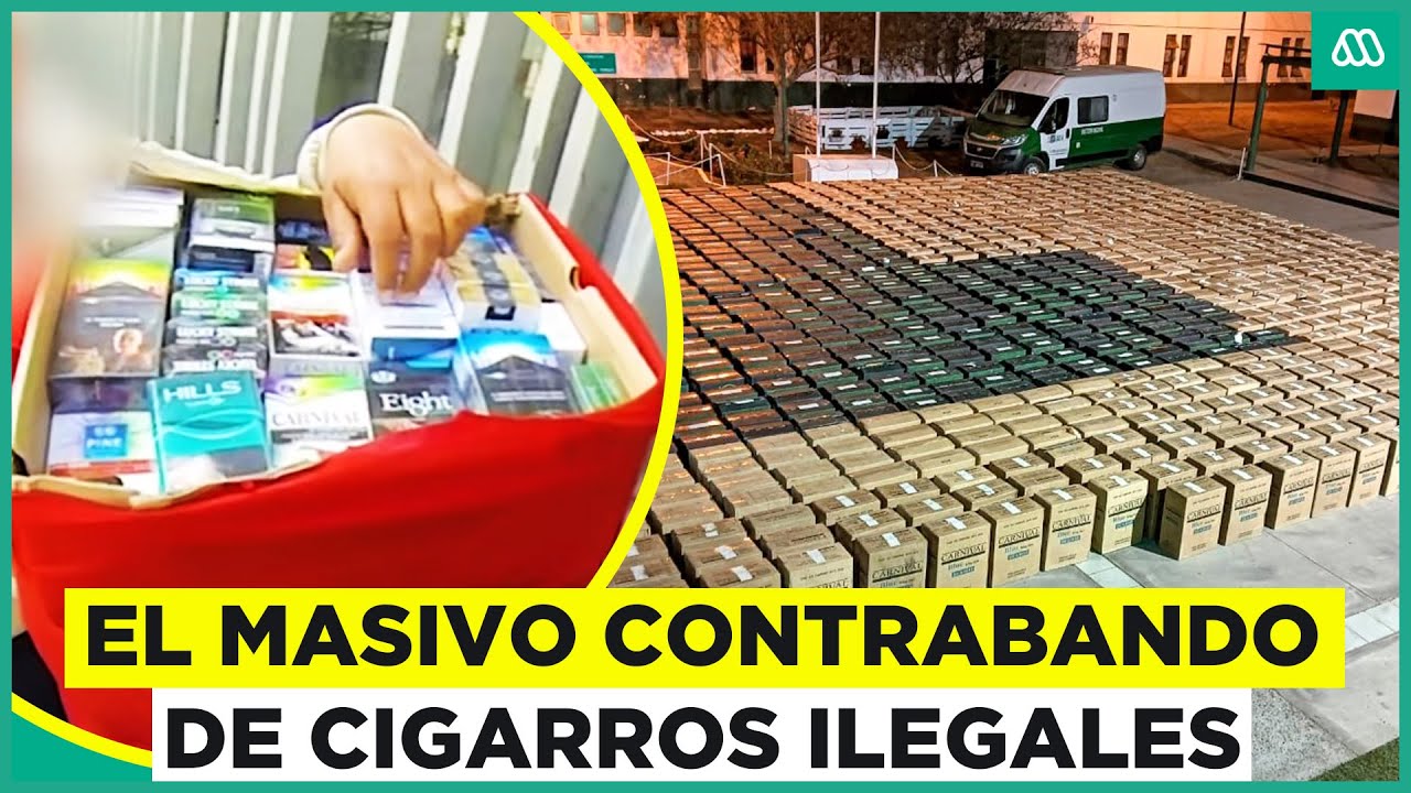El masivo contrabando de cigarros ilegales: Banda opera en Estación Central
