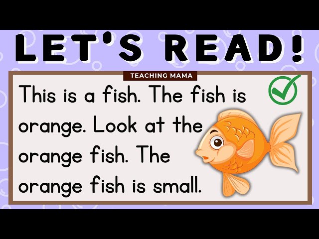 LET'S READ! | ENGLISH READING | SIMPLE SENTENCES FOR KIDS GRADE 1 & KINDER | TEACHING MAMA class=