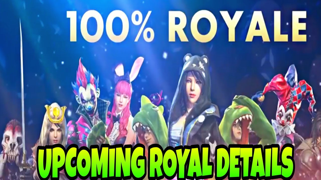 UPCOMING ROYAL 100% FULL DETAILS || 50,000 DIAMONDS GIVEAWAY || FREE FIRE - 