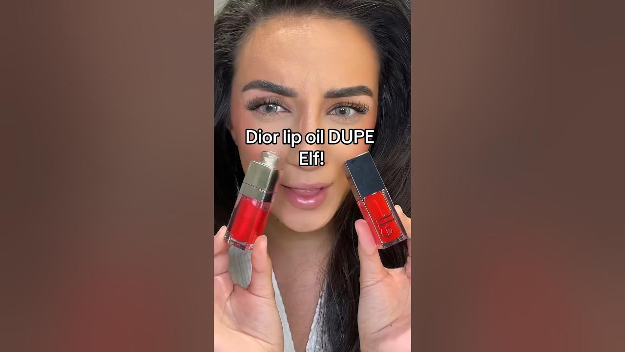 ELF just came out with DIOR lip oils DUPES!😳 