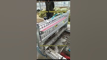 Manual Nursery Seeding Machine for Raising Seedlings: Great Equipment for Fast Seed Sowing #nursery