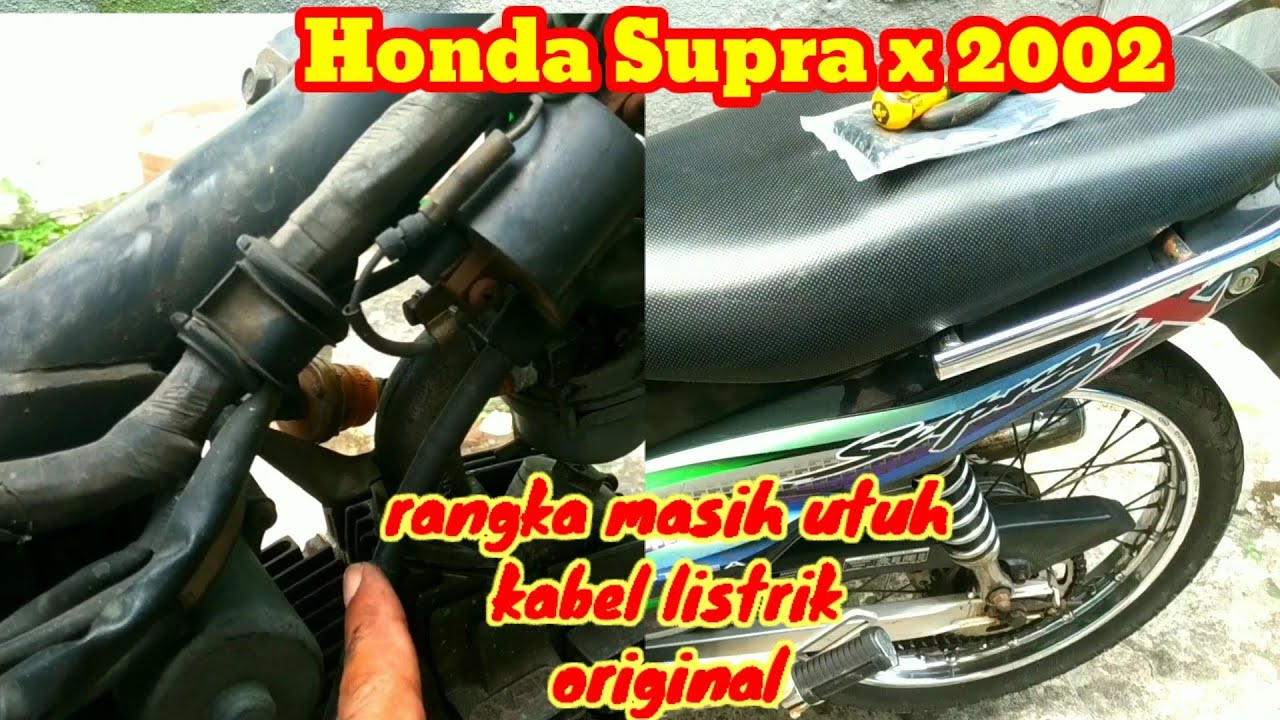DIJUAL HONDA SUPRA X LAMA 2002 RANGKA MASIH joss SEPERTI BARU