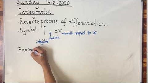 Add Math Form 5 Basic Integration #cikgootube