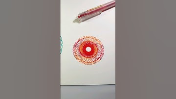 How many rotations did the pen make in total 🧐 #spirograph #satisfying #relaxing #asmr #art #shorts