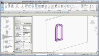 REVIT ARCH 2011 ARCH OPENING AND IN PLACE SWEEP 04 IN PLACE FAMILY UPDATE