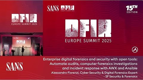 Digital forensics and security: Automate audits, investigations and response with AWX and Ansible
