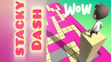 Stacky Dash level hard 1282-1286 very nice 👍 #mobilegameroom #gameplay