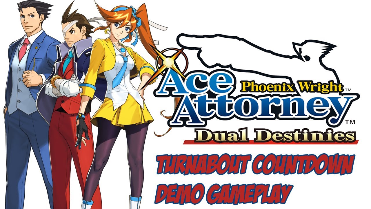 Phoenix Wright Ace Attorney Dual Destinies Demo Gameplay YouTube