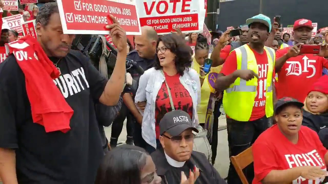 Image result for rashida tlaib being thrown out of trump event