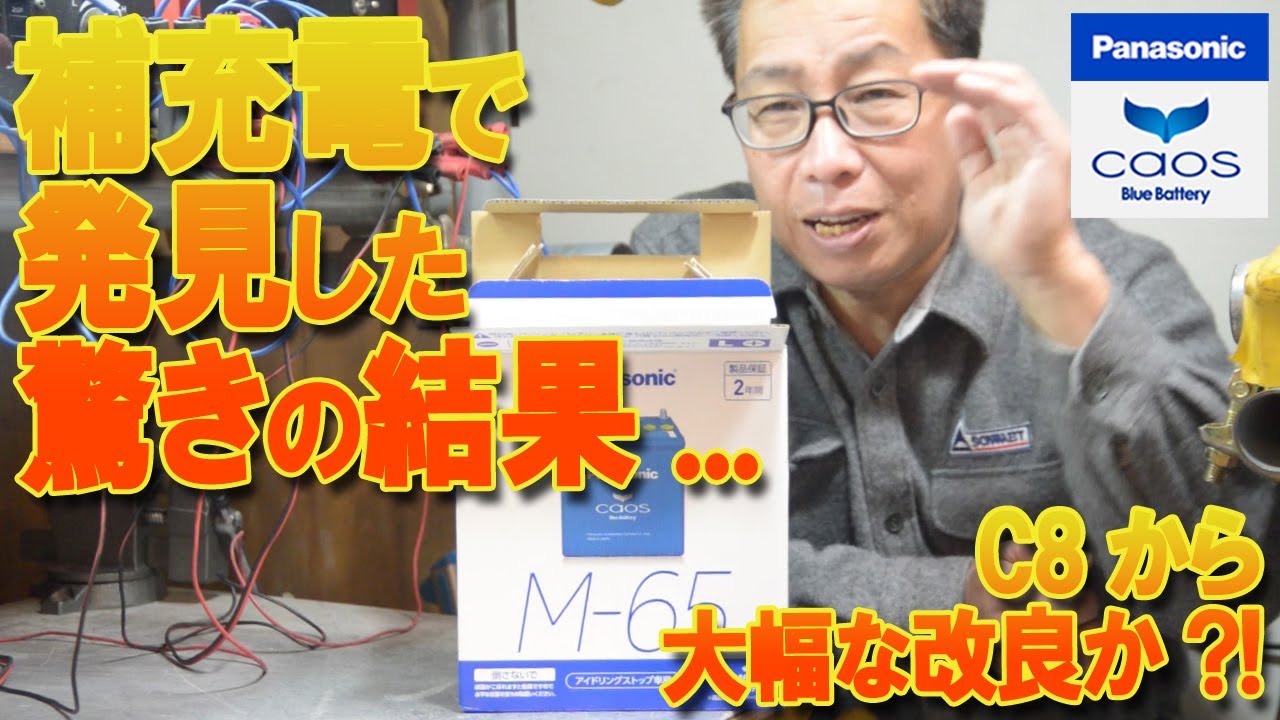 Panasonic CAOS M65 Battery Fully Charged with Unexpected and