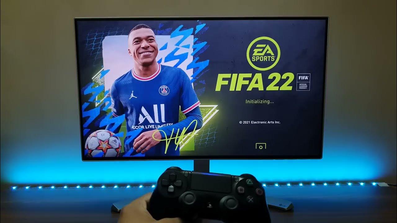 FIFA 22 Gameplay on PS4 Slim 