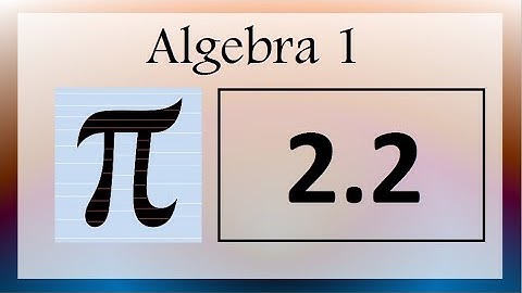 Algebra 1 - Section 2.2 - Multiplication Property Of Equality