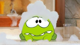 Bath Time Om Nom Stories - Cut The Rope Funny Baby Cartoons Moonbug