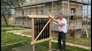 Building gate posts | Life in Abruzzo Italy Ep 56 #restoration #abruzzo #diy