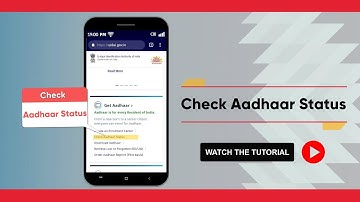 TUTORIAL: How to check Aadhaar Enrolment / Update Status?