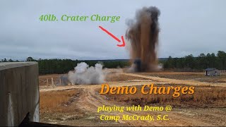 Camp McCrady's 12 Bravo (Combat Engineer) MOS-Q Course. Getting paid to blow stuff up!!!