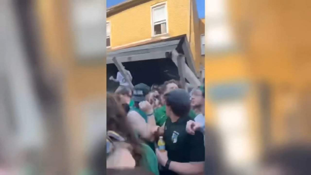 16 hospitalized after roof collapses at St. Patrick's Day party