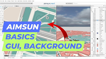 Aimsun Tutorial -  Adding background, Software handling