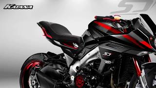 All New Suzuki Katana 1100 with Red Samurai Design by Simon Designs