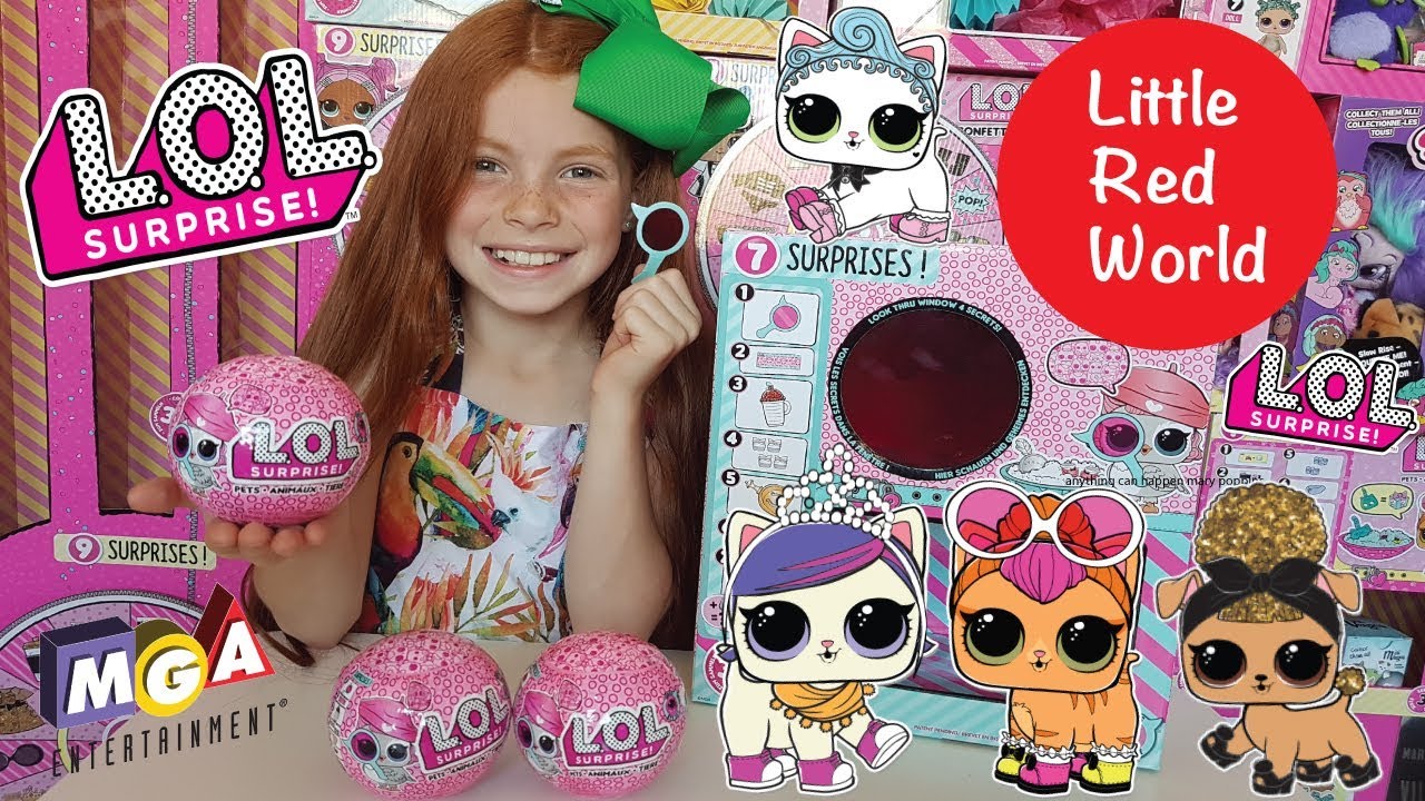 LOL SURPRISE PETS! EYE SPY DECODER! | Little Red World