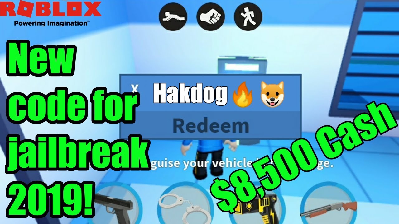 Roblox Jailbreak Codes 2019 Gives 8 500 Cash Youtube - youtube roblox all jailbreak codes