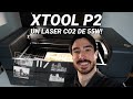 Nouveau laser co2 55w intelligent xtool p2 prsentation  premiers tests de gravure