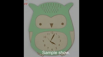 Julong Co2 laser engraving machine for wall clock making