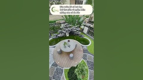 Sân vườn hồ cá koi đẹp - Nơi thư giãn và ngắm nhìn những con cá đa sắc